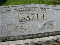 Barth, Carl and Adele